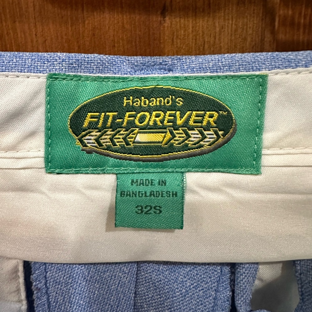 Men's Vintage Polyester Pants by Haband's Fit-Forever 34" Waist - Picture 6 of 8